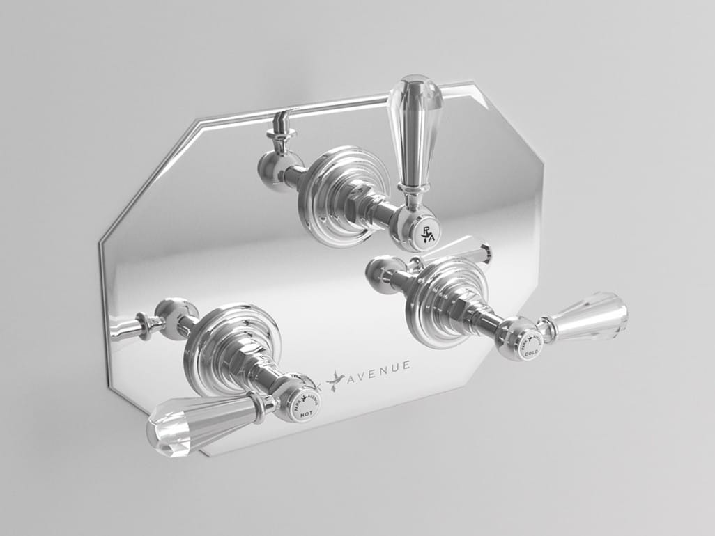 Смеситель для душа с 3 отверстиями и переключателем с пластиной Park Avenue Beatrice ARCH-00034011 - Вид №1