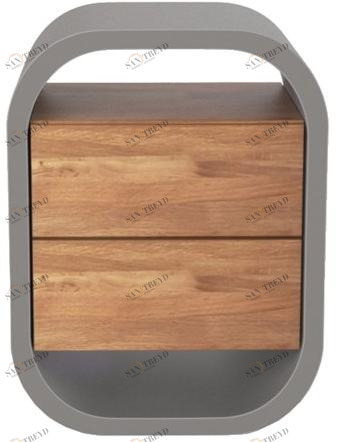 CO33 Прямоугольная тумбочка с ящиками Opus O60st2