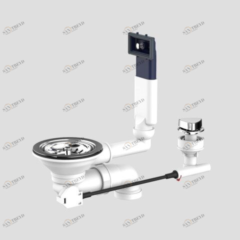 SANIT 615352 SANIT Всплывающие корзина для мусора G3 1/2 с переливом 