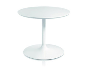 Круглый журнальный столик из ламината