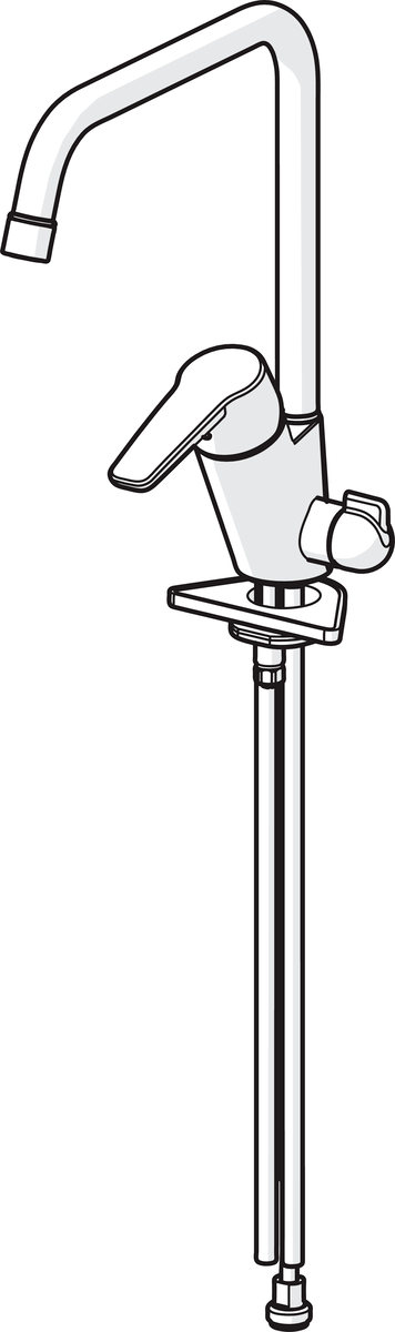 Oras 3934 Смеситель для кухни с клапаном 3934 Saga Хром  - Вид №2