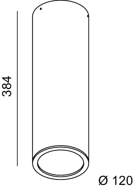 Экструдированный алюминиевый наружный потолочный светильник Lucifero's I-Pipedi ARCH-00028556 - Вид №4