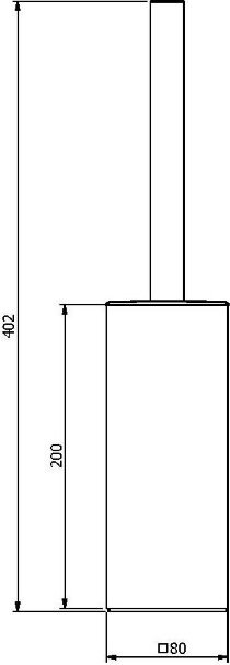11371A Ерш напольный цвет хром LANGBERGER Accessories - Вид №3