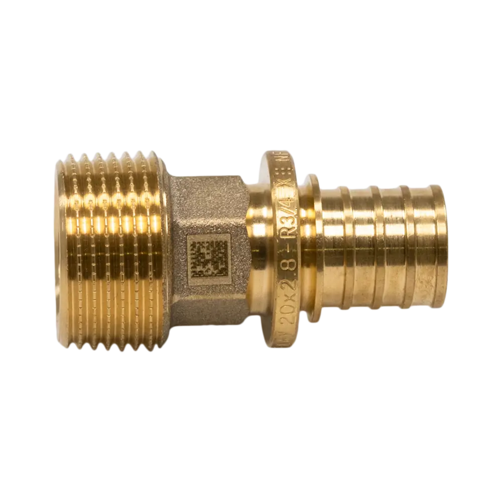 Переходник РЕХАУ латунный 3/4"×20 мм для систем водоснабжения 89376591 STLM-1489380 - Вид №1