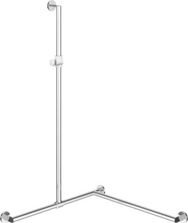900.35.30840 Поручень для душа с выдвижным держателем для душа HEWI Greifen 