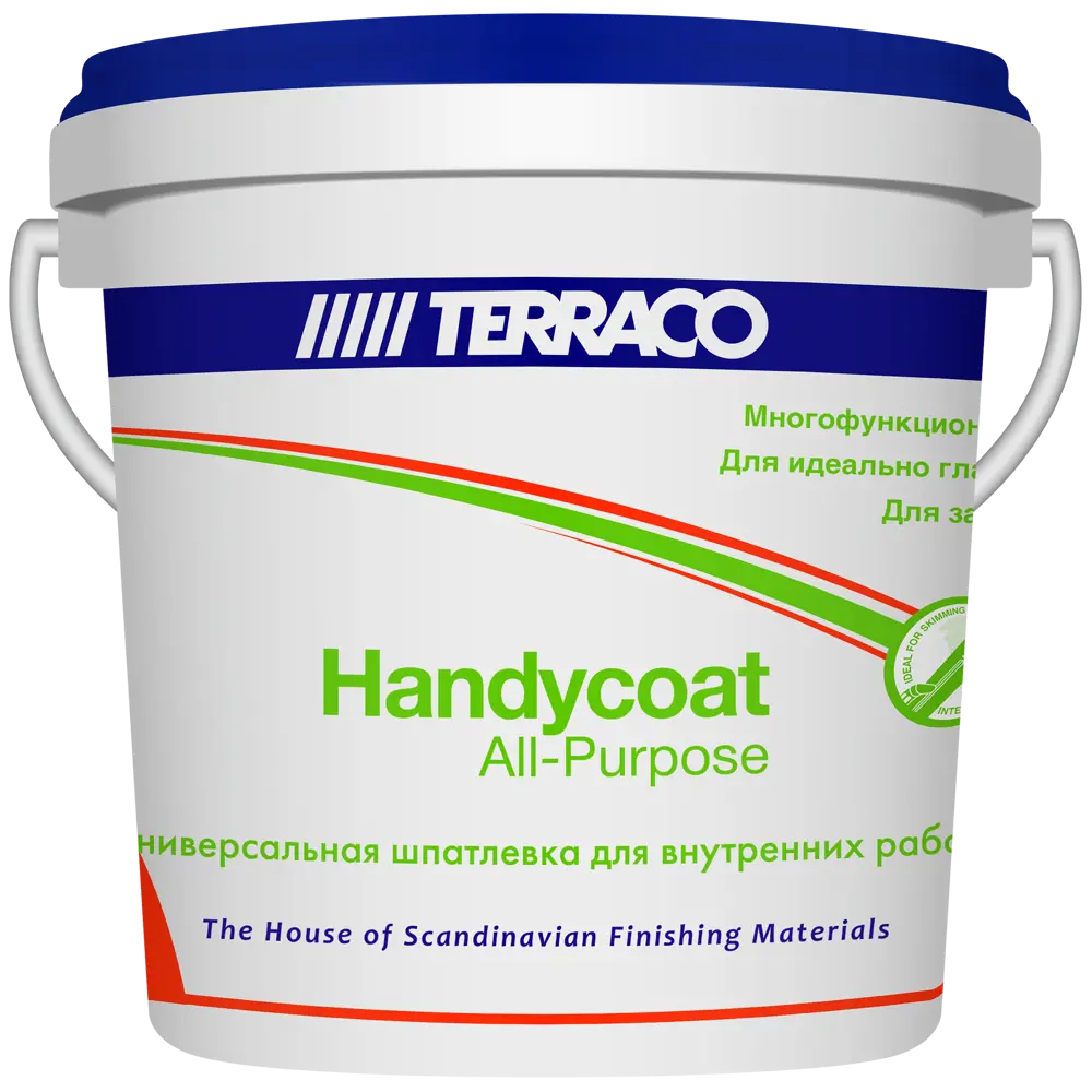 Универсальная шпатлёвка TERRACO Handycoat для идеального выравнивания стен 83000323