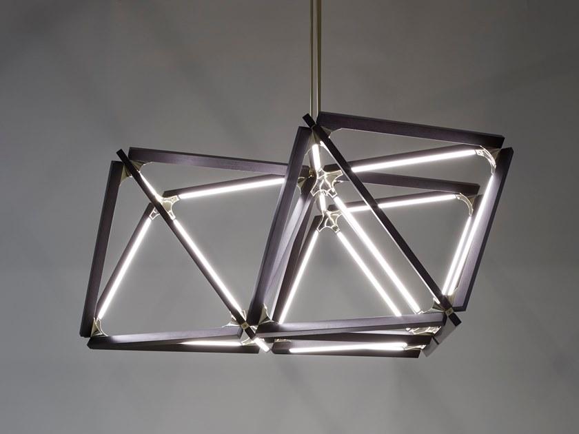 Stickbulb Led подвесной светильник из дерева The x collection sun-id-1484272 - Вид №1