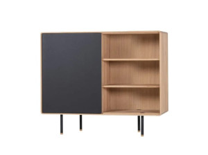 Шкаф из дуба с распашными дверцами