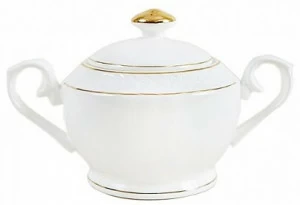 Сахарница с ручками The snow Queen круг 500 мл КОРАЛЛ THE SNOW QUEEN 029646 Белый