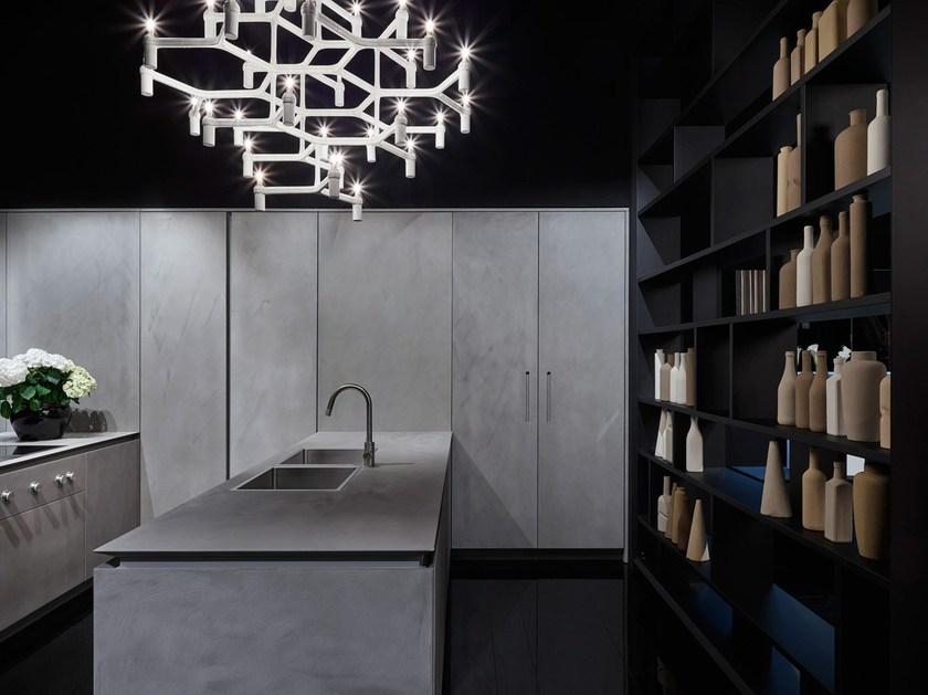 RIFRA Кухня с двойным островом из шиферного бетона Fly sun-id-1452134 - Вид №5