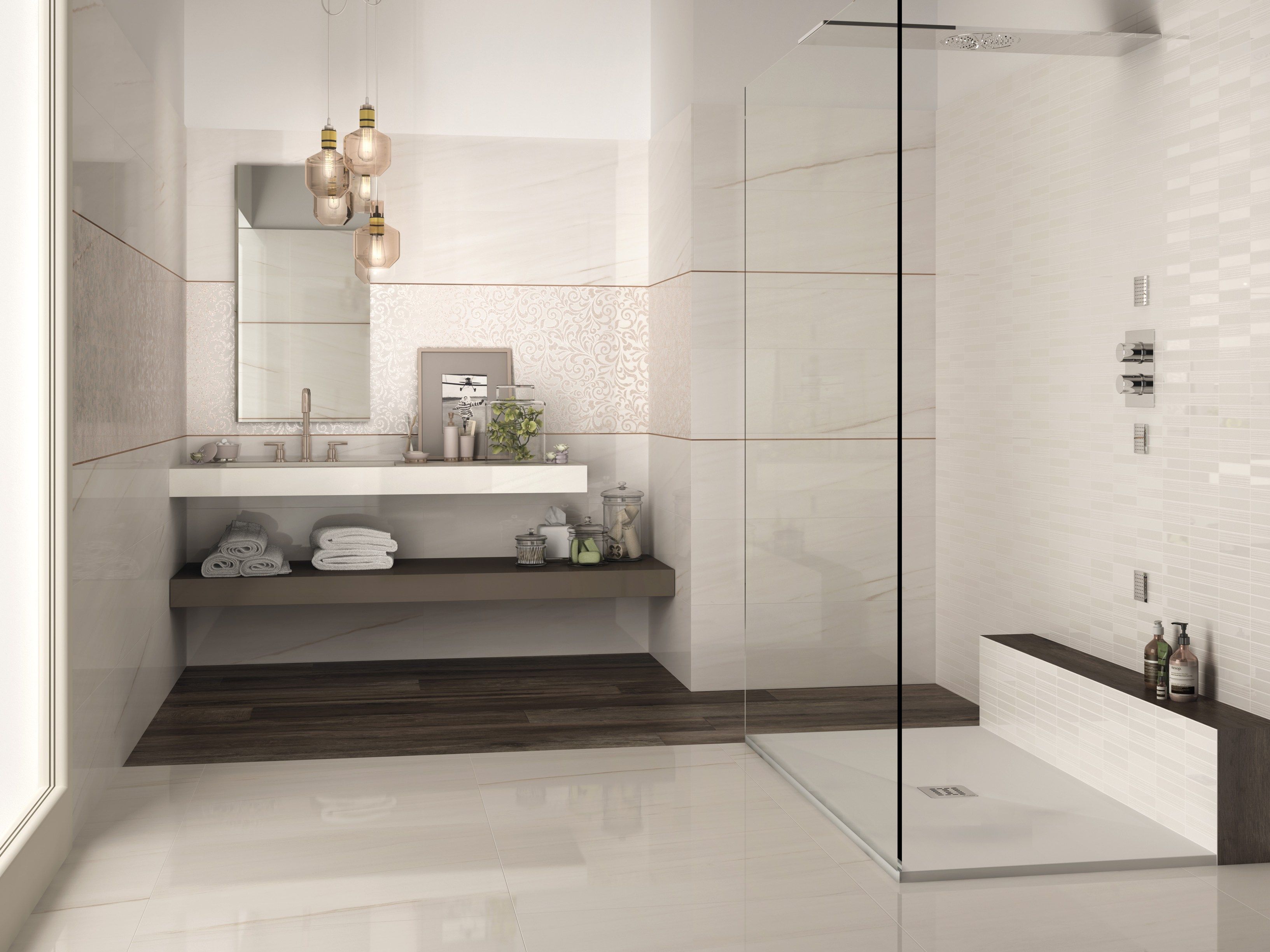 Белое керамическое покрытие с эффектом мрамора Supergres Purity of Marble ARCH-00085896 - Вид №5