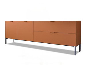 Шкаф с выдвижными ящиками и распашными дверцами