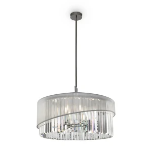 Люстра подвесная FR5170PL-08N 8 ламп 20 м² цвет хром 85283275 STLM-2204175