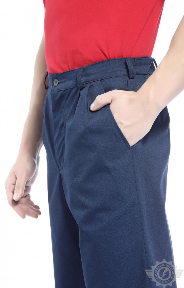 65569 Брюки "Гарант" синие  Летняя спецодежда  размер 56-58/182-188  - Вид №9