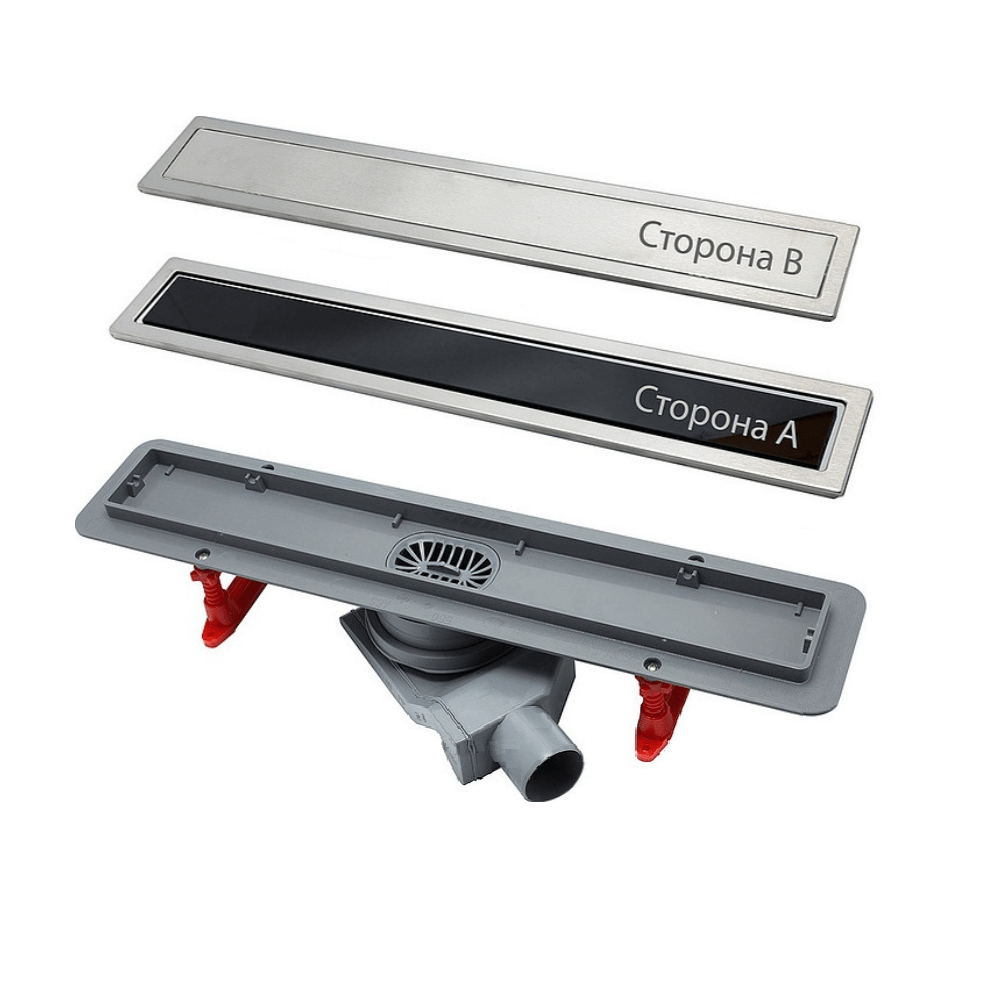 Линейный трап 750 мм CONFLUO PREMIUM WITH BLACK GLASS LINE 13000294 PESTAN  - Вид №4