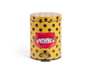 Металлическая мусорная корзина