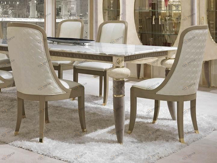 Turri Обитый кожаный стул для ресторана Caractere sun-id-1493162