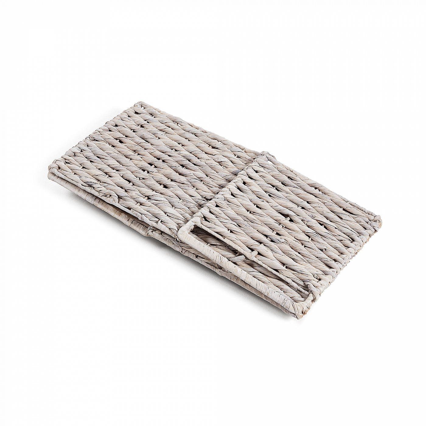 048626 Плетеная корзина Woody белая La Forma Words - Вид №2