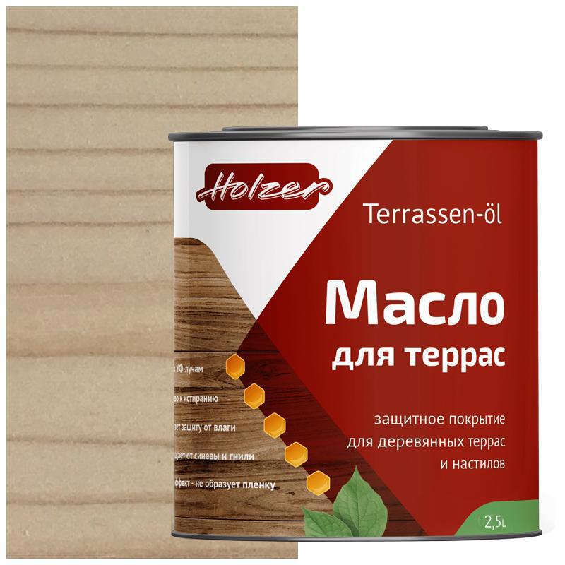 90407821 Масло для террас Mterras25Latte цвет латте 2.5 л STLM-0218221 HOLZER