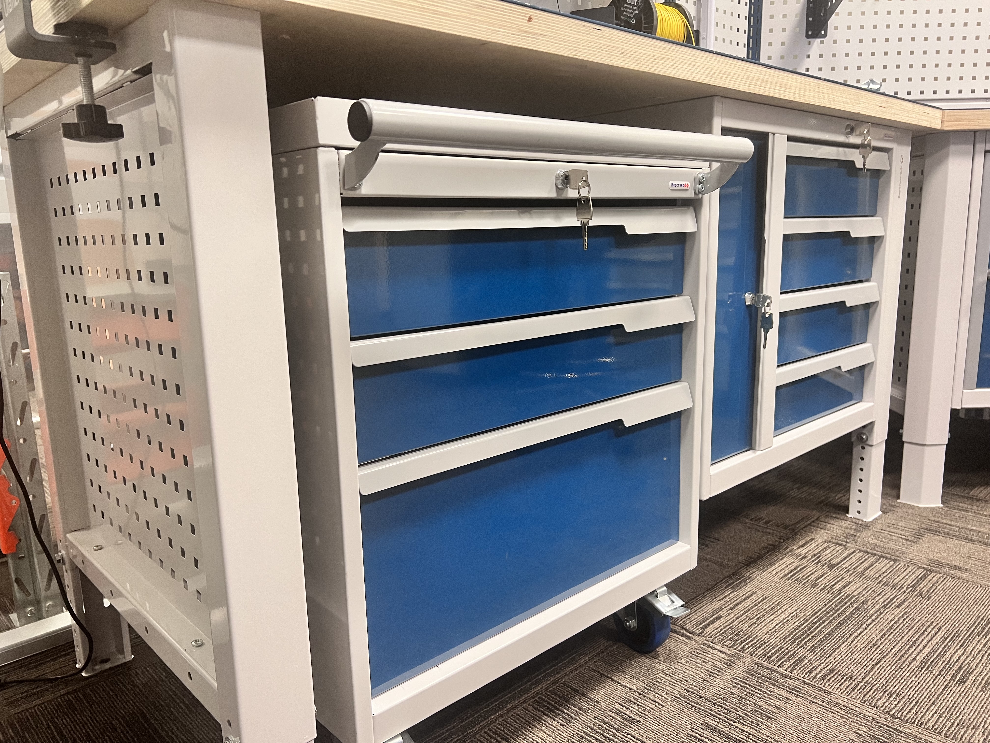 Верстак слесарный CTR 2002.S11L1.23-2F Верстакофф 124489 - Вид №8