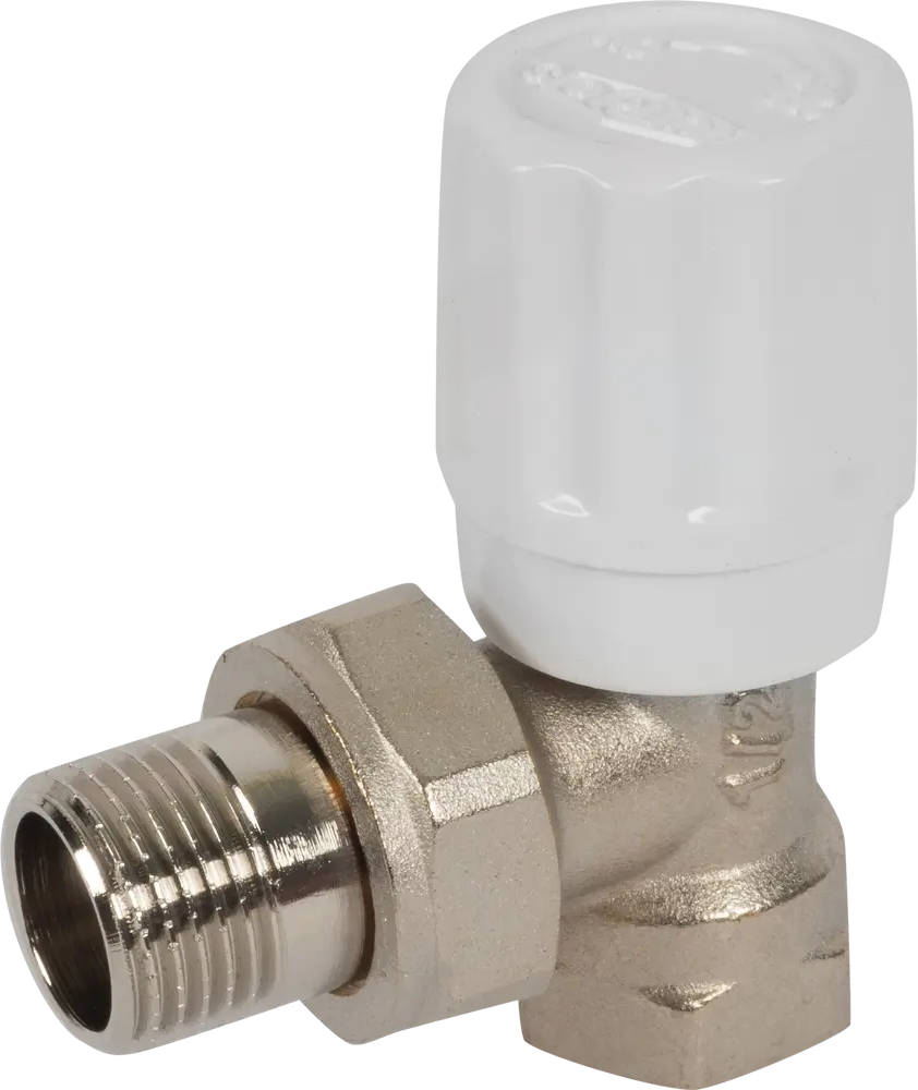 15053551 Вентиль для радиатора угловой Euros 1/2" латунь STLM-0005260