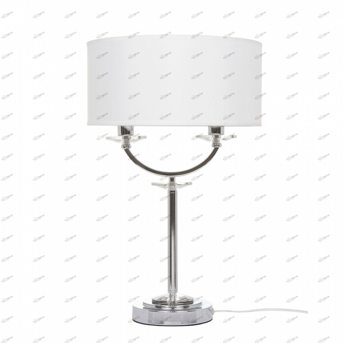 Лампа настольная кремовая Tina FR5034TL-02CH FREYA MODERN 00-3957286 Бежевый;хром