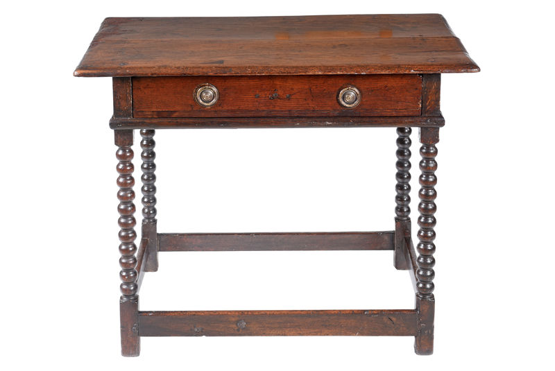 SOR27394 Приставной столик из дубовой бобины ijlbrown 