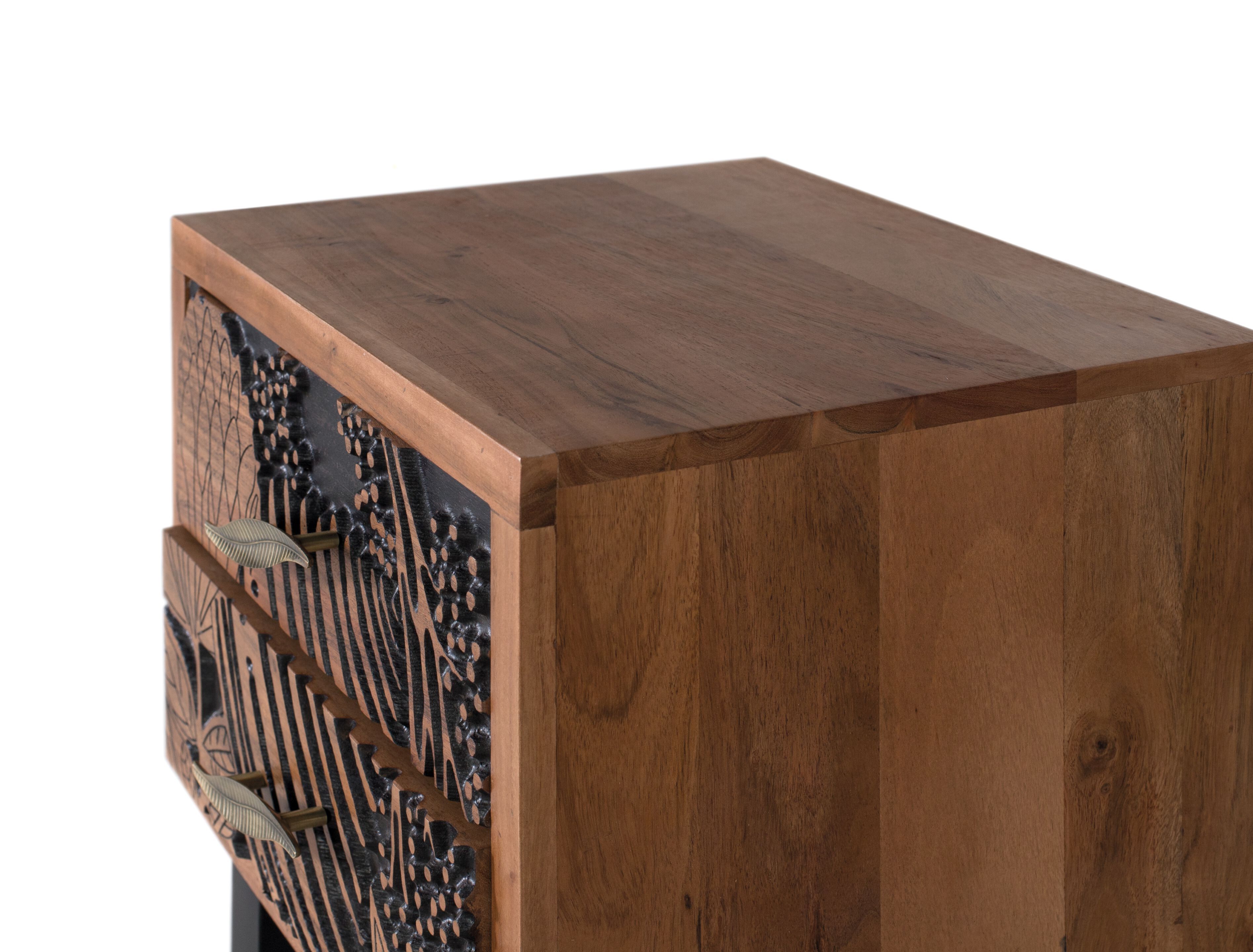 Прикроватная тумбочка / журнальный столик из акации Giner y Colomer Tropicana ARCH-00074600 - Вид №2