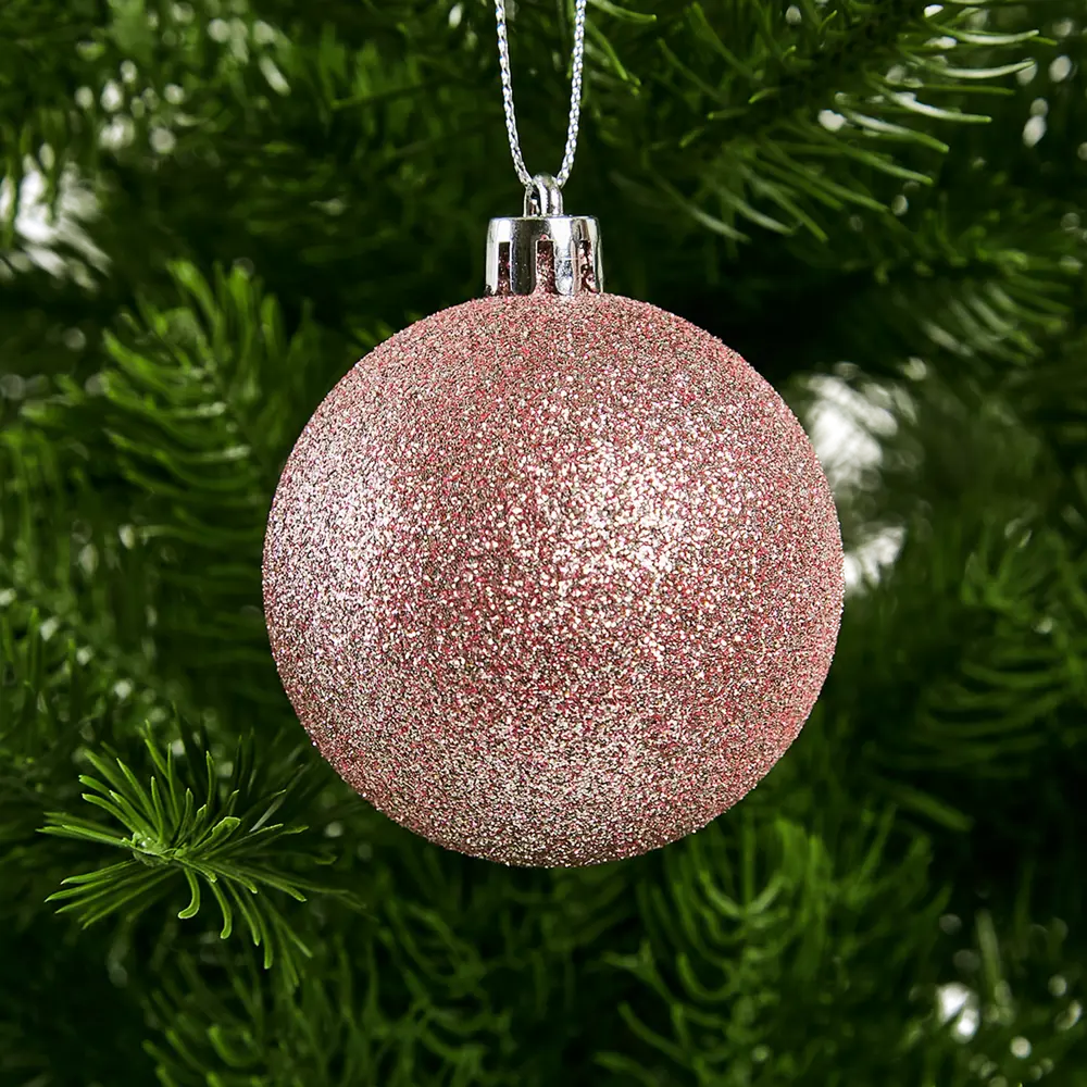 87036417 Набор новогодних шаров Christmas ø6 см цвет розовый 100 шт. STLM-1415457 Santreyd  - Вид №13