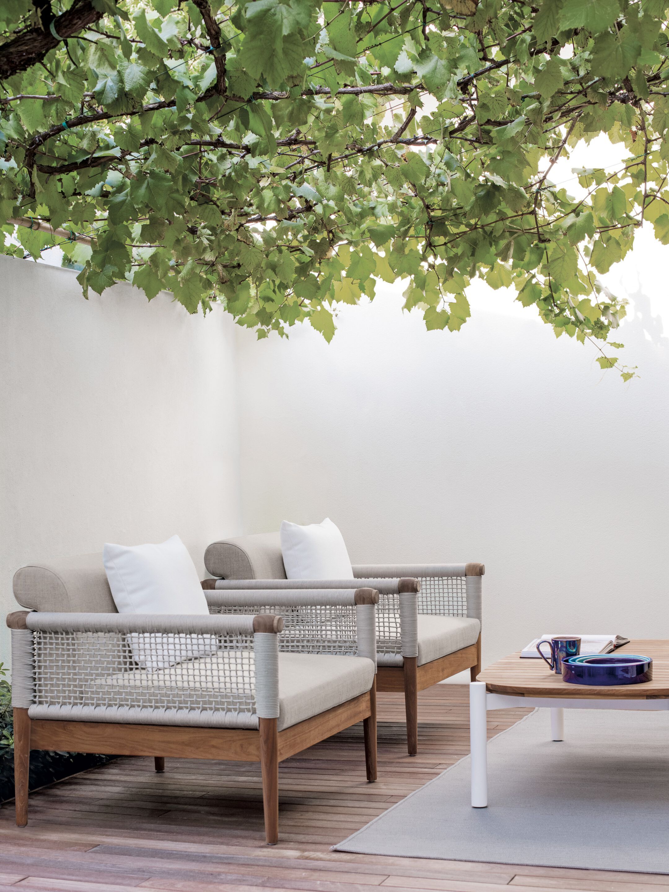 Прямоугольный стол для сада из тикового дерева и керамогранита Atmosphera Lodge .25 ARCH-00068356 - Вид №5