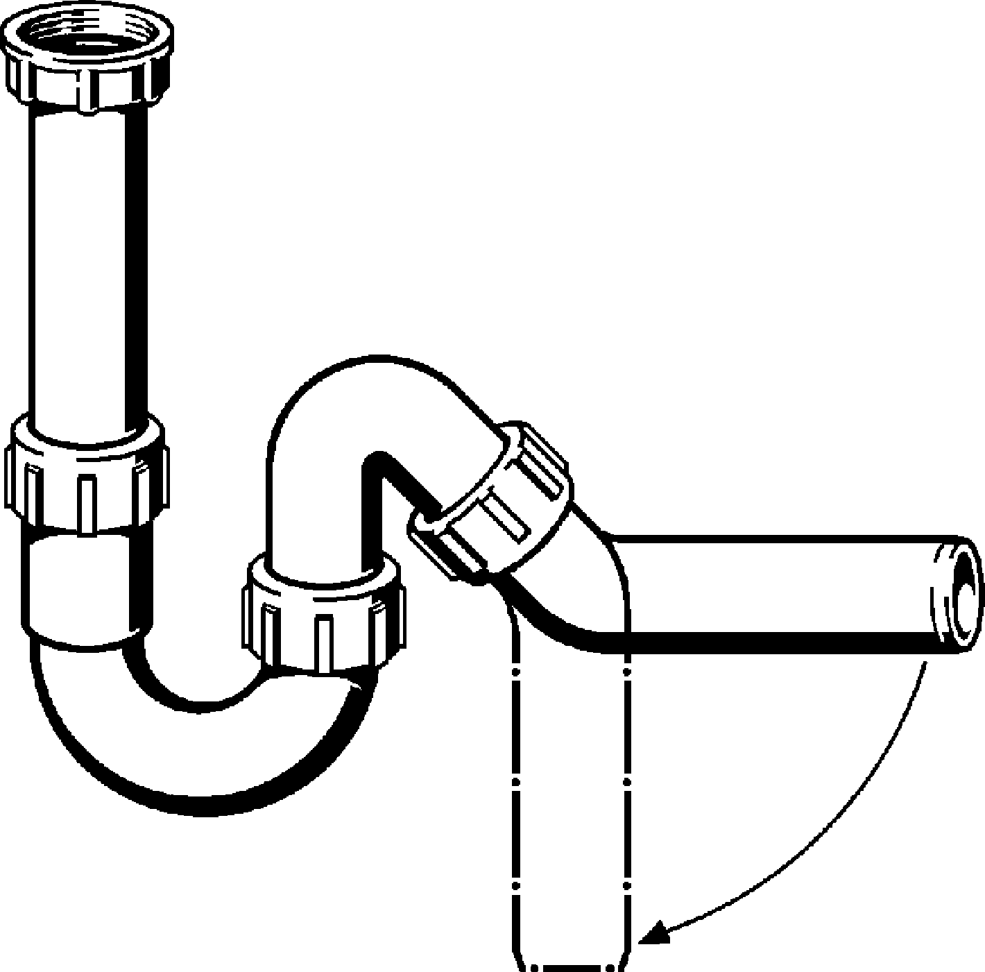 Viega Трубный сифон 7985.2 (115654) 115 654 - Вид №1