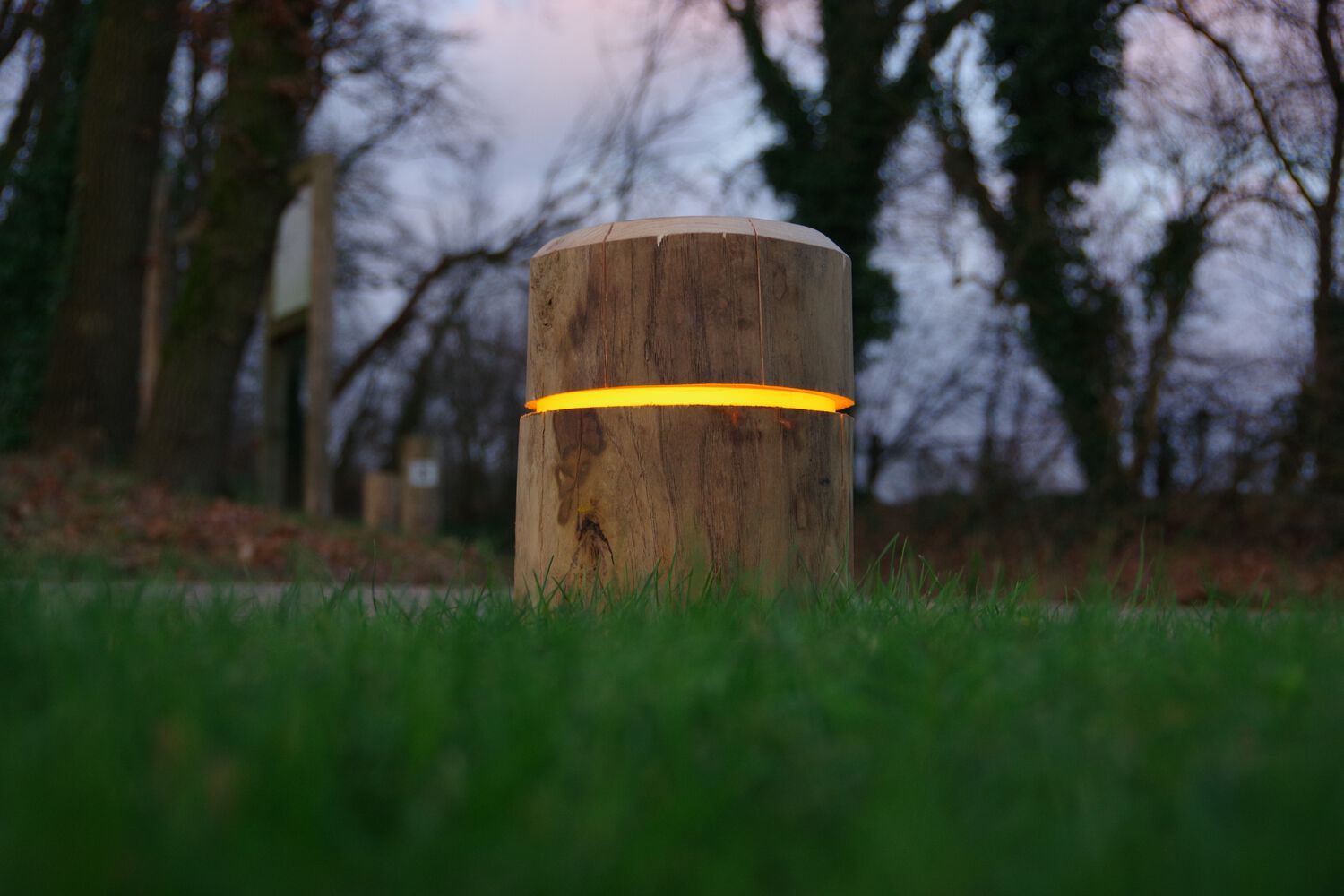 Открытый деревянный светодиодный маркер Timberlab RONDO ARCH-00058764 - Вид №1