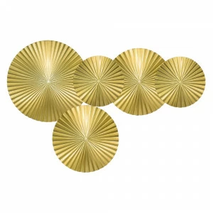 Панно декоративное настенное из дерева 130х85 см золотое Gold-5 EVENHOME  00-3878808 Золото