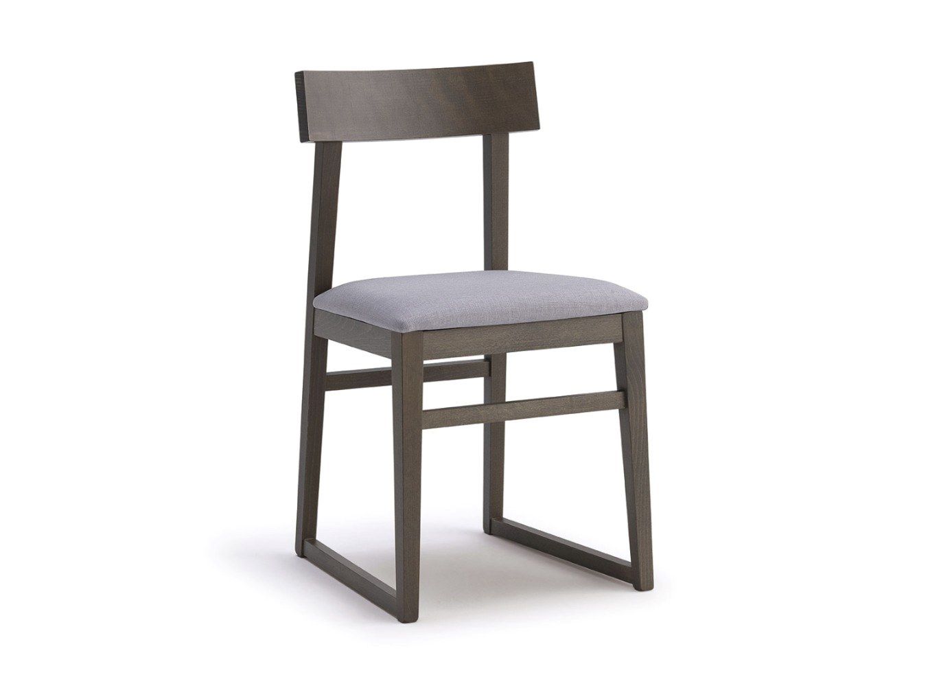 Деревянный стул сани с мягким сиденьем XLINE 1440 ARCH-00072684