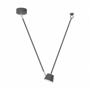 Подвесной светодиодный светильник De Markt Хартвиг 2 717010201 DE MARKT ХАРТВИГ 2 200195 Серый