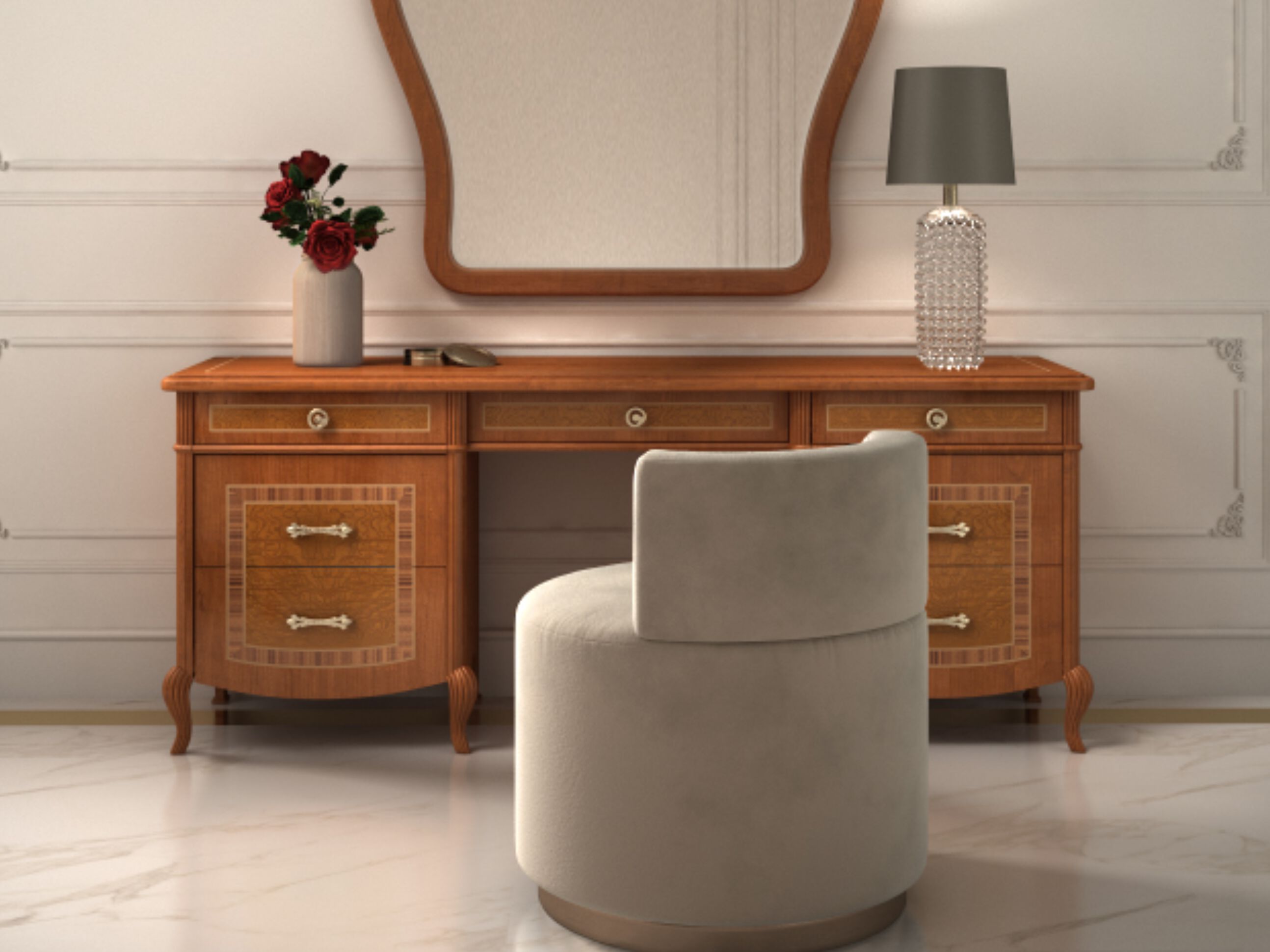 Деревянный туалетный столик CASA +39 Prestige 2 ARCH-00118058 - Вид №1