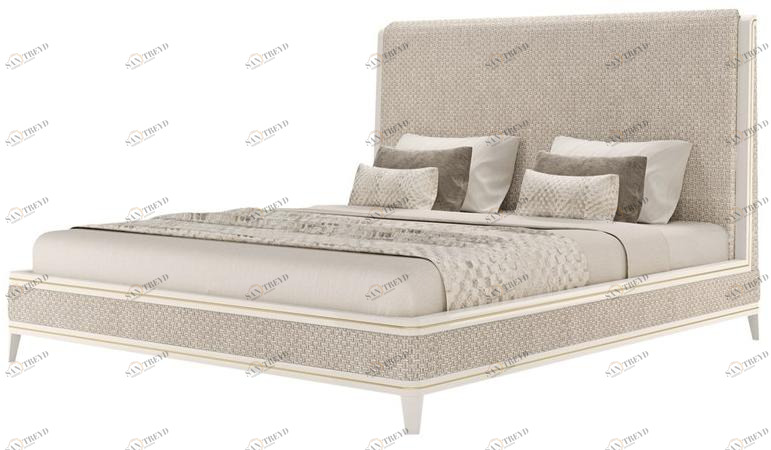 FRATO Кровать king size из ткани с мягким изголовьем Clicquot Ffu010003aah 