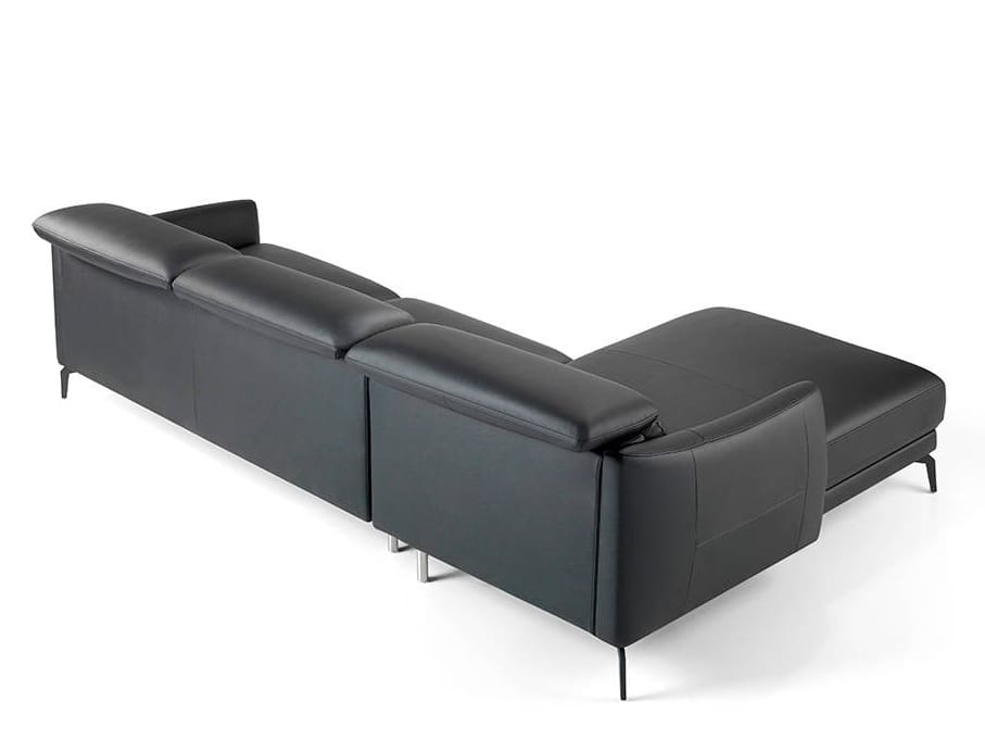 Кожаный диван с полуостровом Angel Cerda диван тренд ARCH-00120949 - Вид №4