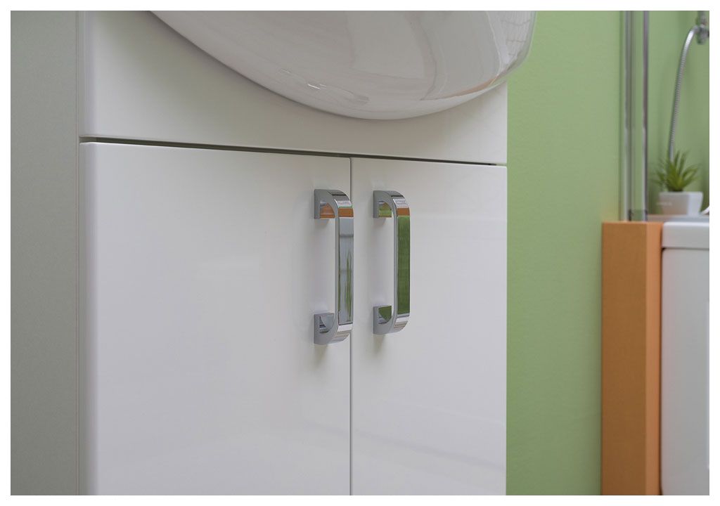 Мебель для ванной Aquanet Ирис 60 белый (2 дверцы) 00198813 - Вид №7