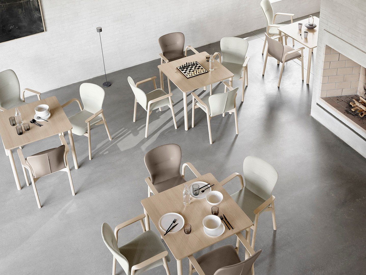 Деревянный штабелируемый стул с подлокотниками Brunner feel ARCH-00075824 - Вид №6