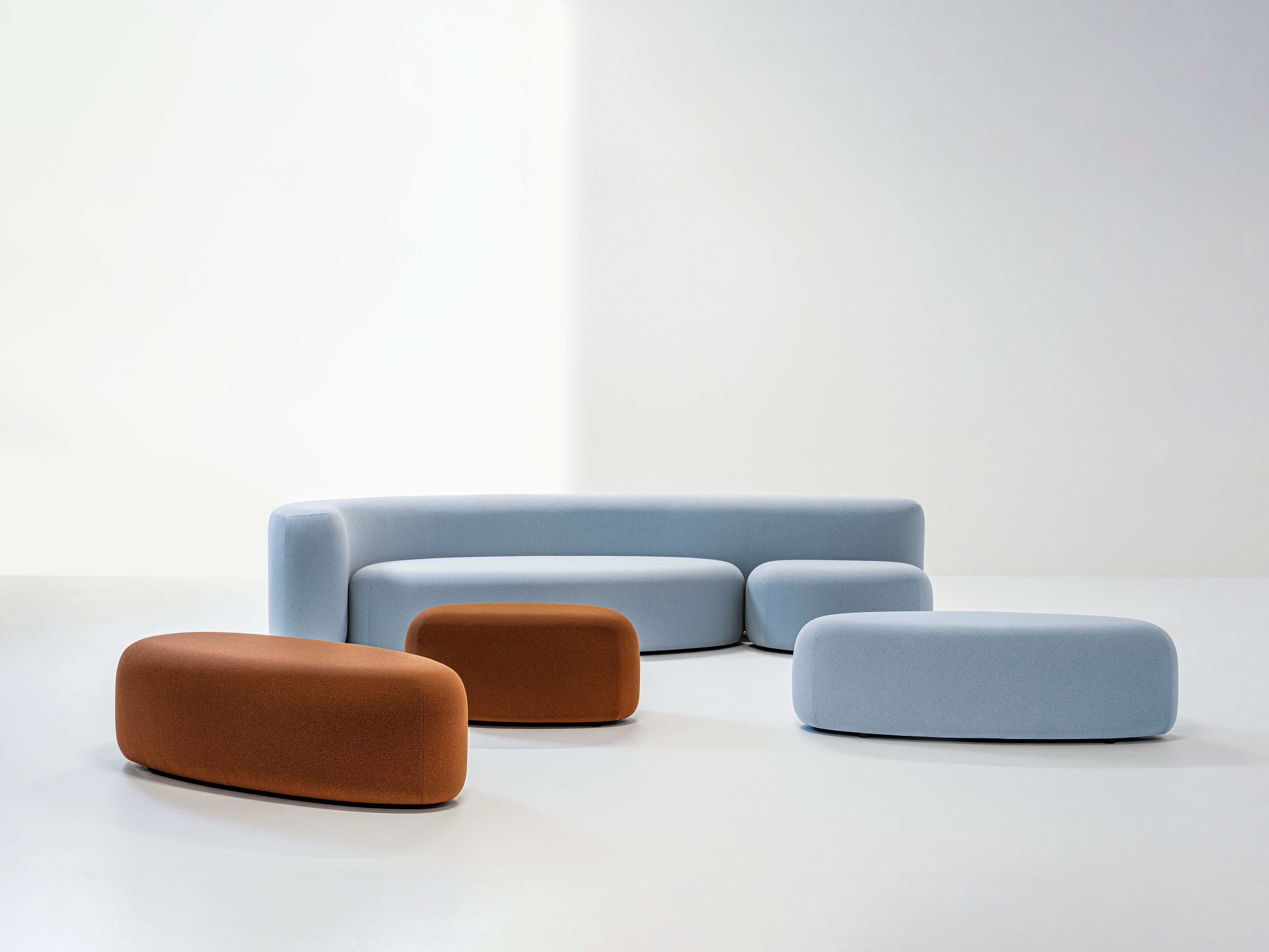 5-местный изогнутый тканевый диван La Cividina ARCH-00111236 - Вид №18