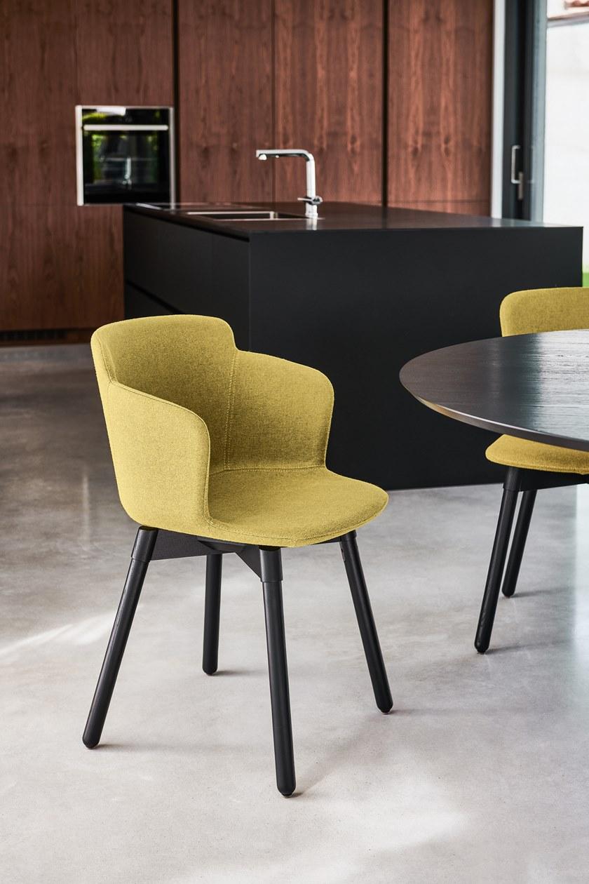 Midj Стул с обивкой и подлокотниками Calla sun-id-1431874 - Вид №1