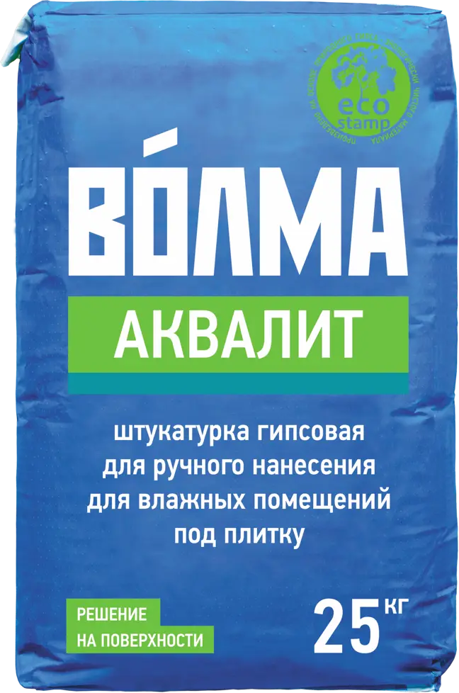 82116434 Штукатурка гипсовая Волма Аквалит 25 кг STLM-1017169