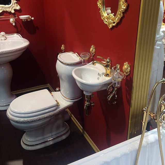 ML.MLD-25.702.D2/ML.MLD-25.708.D2/ML.OLV-29.012/ML.OLV-29.015/ML.RIC-29.040.BI.DO Компакт унитаз с бачком Золотистый Migliore  Италия  - Вид №2