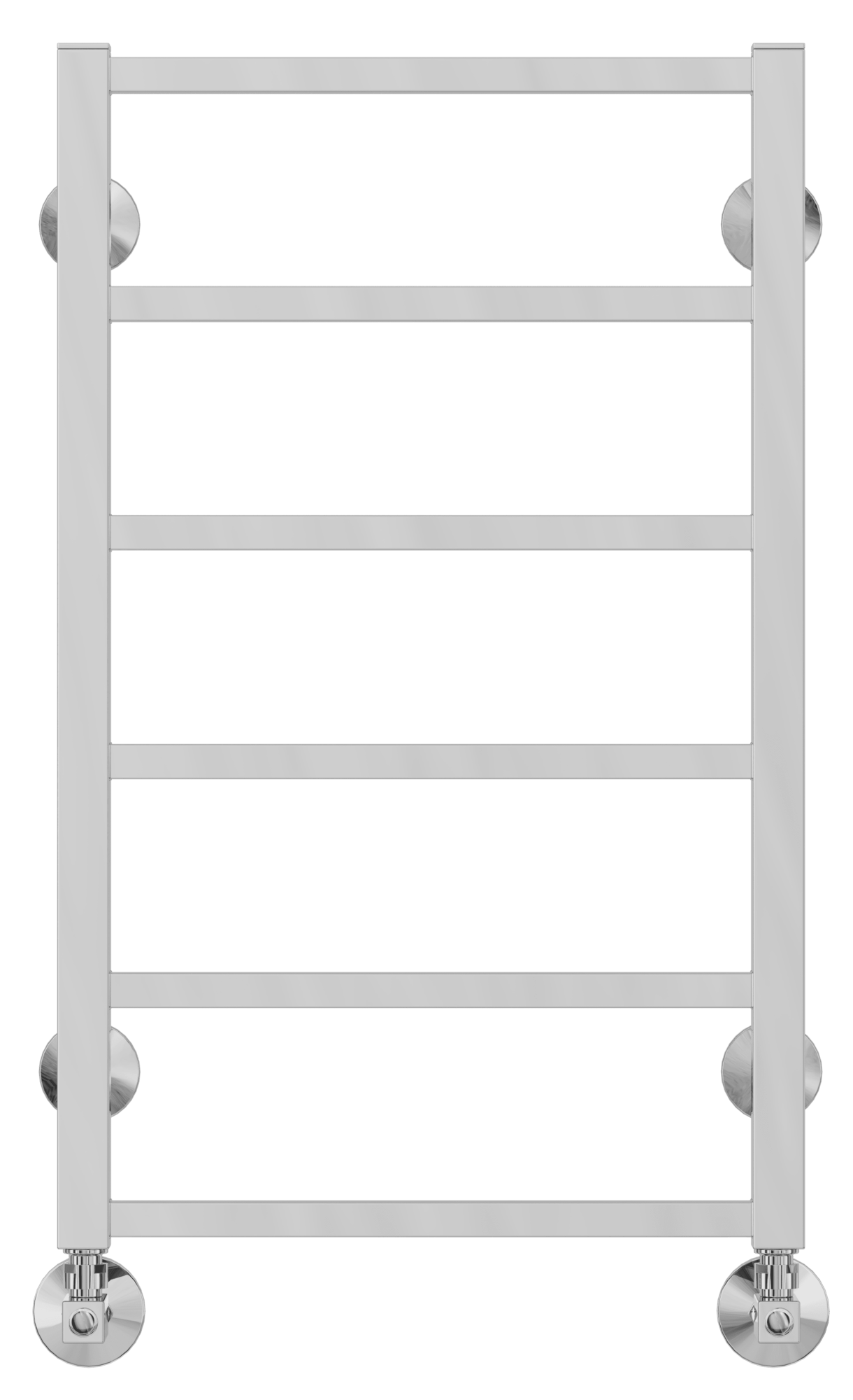4660059582436 СТАНДАРТ Контур П6 400х700 Полотенцесушитель TERMINUS RAL 9016 глянец - Вид №1