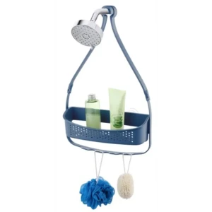 Полка для ванной прямоугольная Raindrops W5682-1B одноярусная 32 см цвет синий