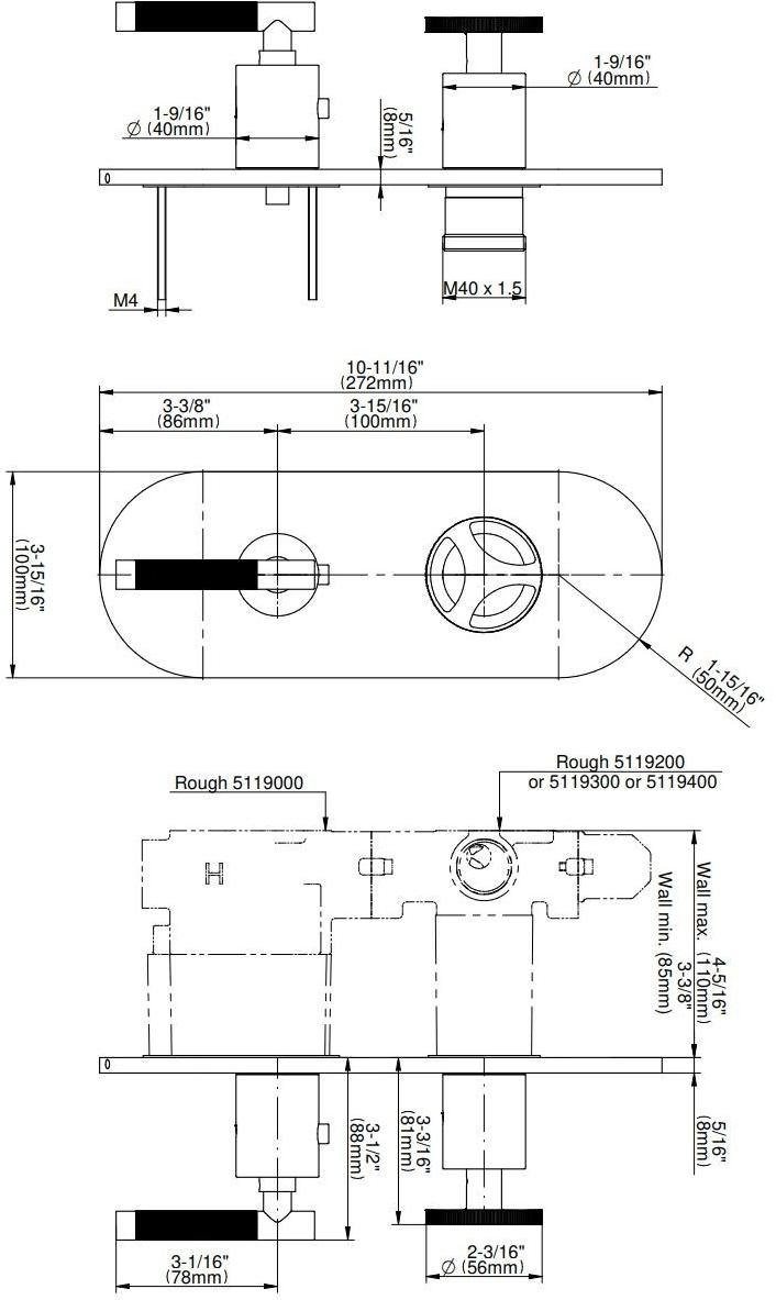 GRAFF Удаленная команда на стену Harley 5395300 - Вид №1