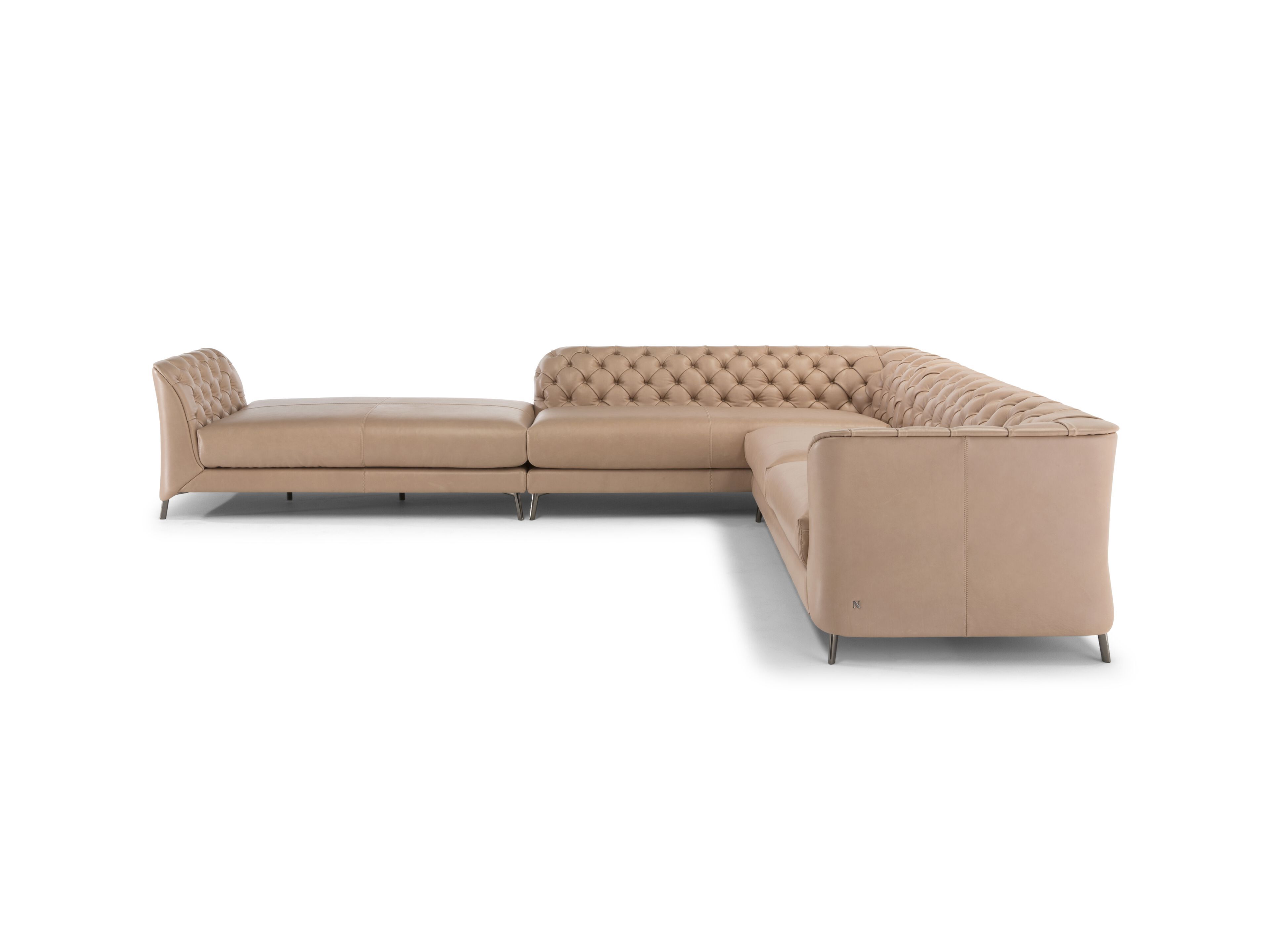 Кожаный угловой диван Natuzzi Italia La scala ARCH-00005301 - Вид №1