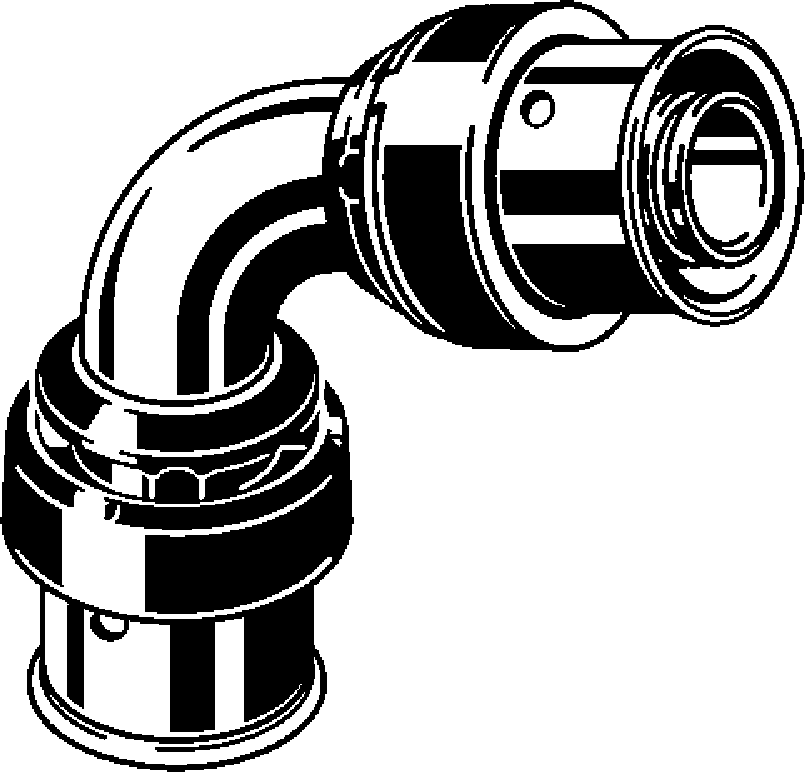 Viega Отвод 90° Viega Smartpress 6716 (729851) 729 851 - Вид №1