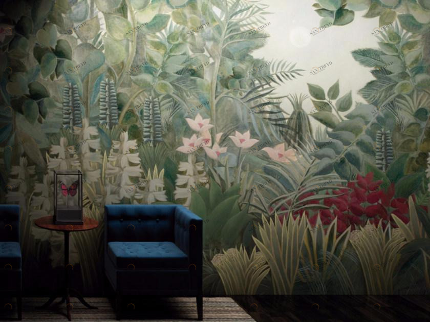 GLAMORA Тропические виниловые обои Paysage sun-id-1453015